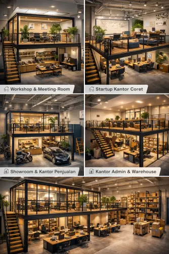 Mezzanine Ruang Kantor di Cileunyi
